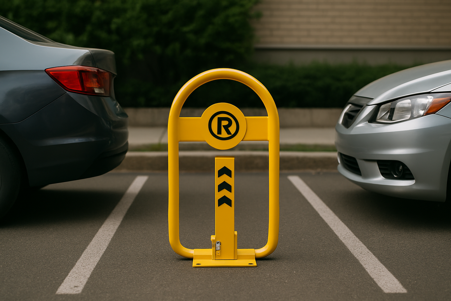 Double parking solution using a parking barrier