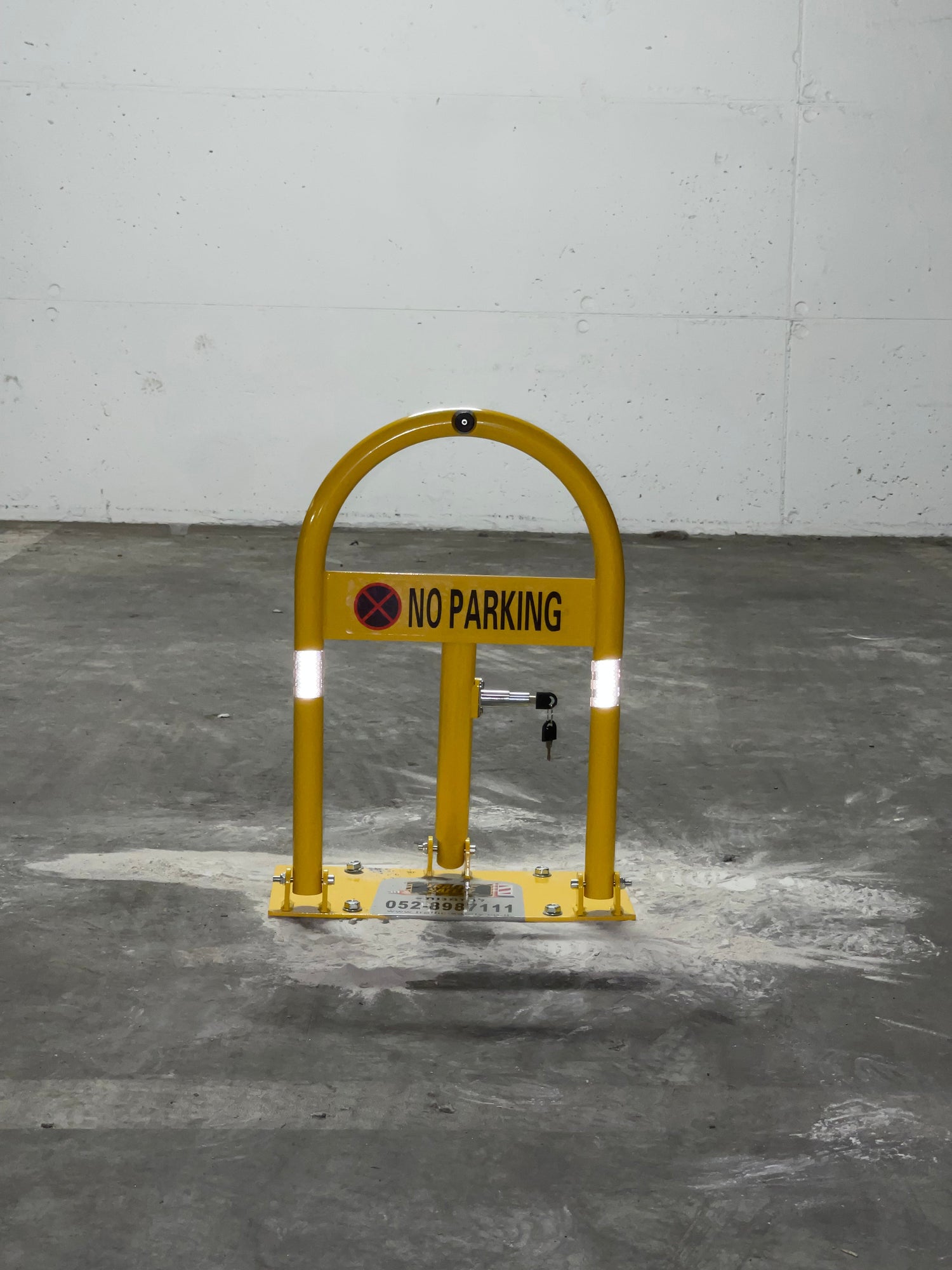 Installation of a private parking barrier