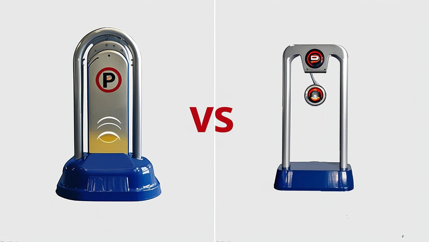 Parking barrier with rechargeable battery vs. electric parking barrier