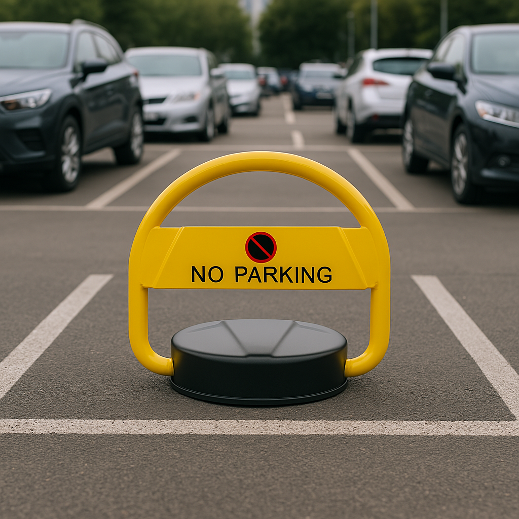 parking lock for car in parking lot