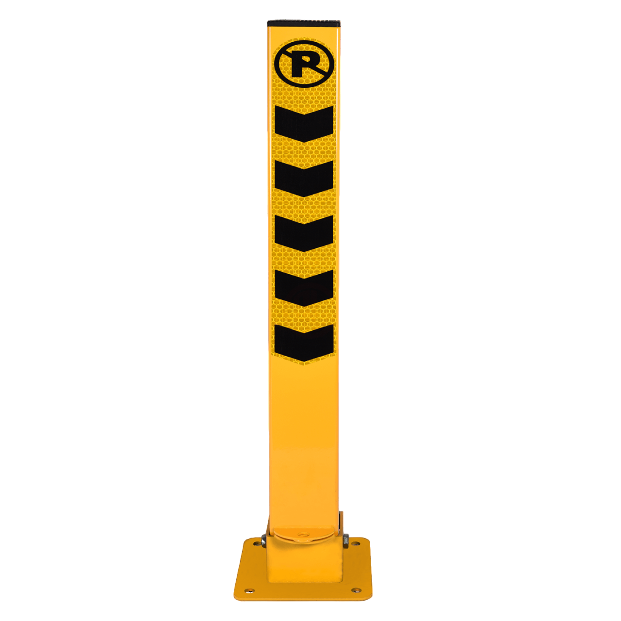 high parking barrier 76 cm with reflector