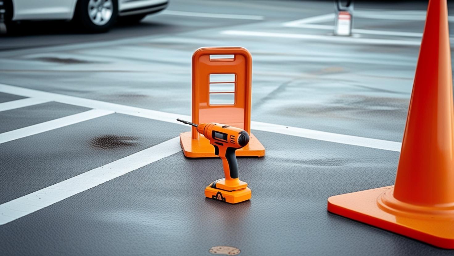 Parking barrier installation